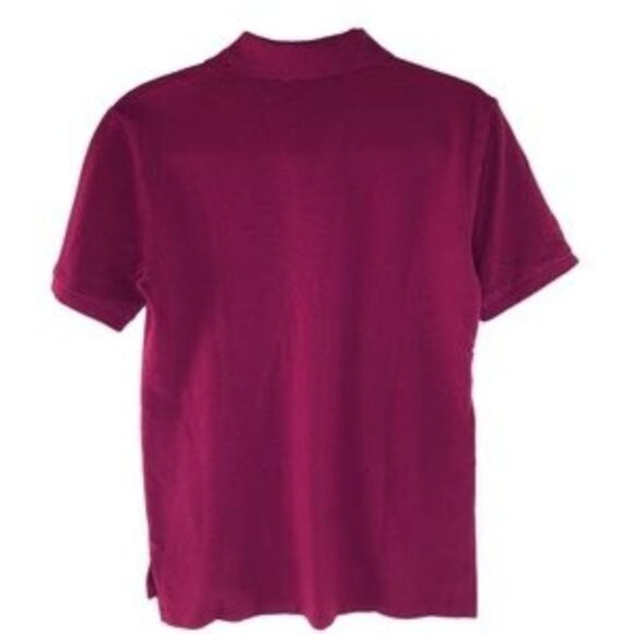 Girls Polo Ralph Lauren Dark Raspberry Polo Shirt - Picture 3 of 3